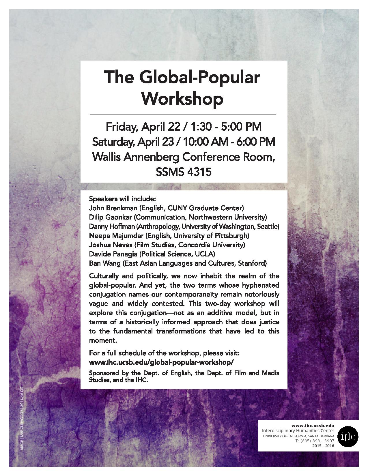 The Global - Popular Workshop Event Image