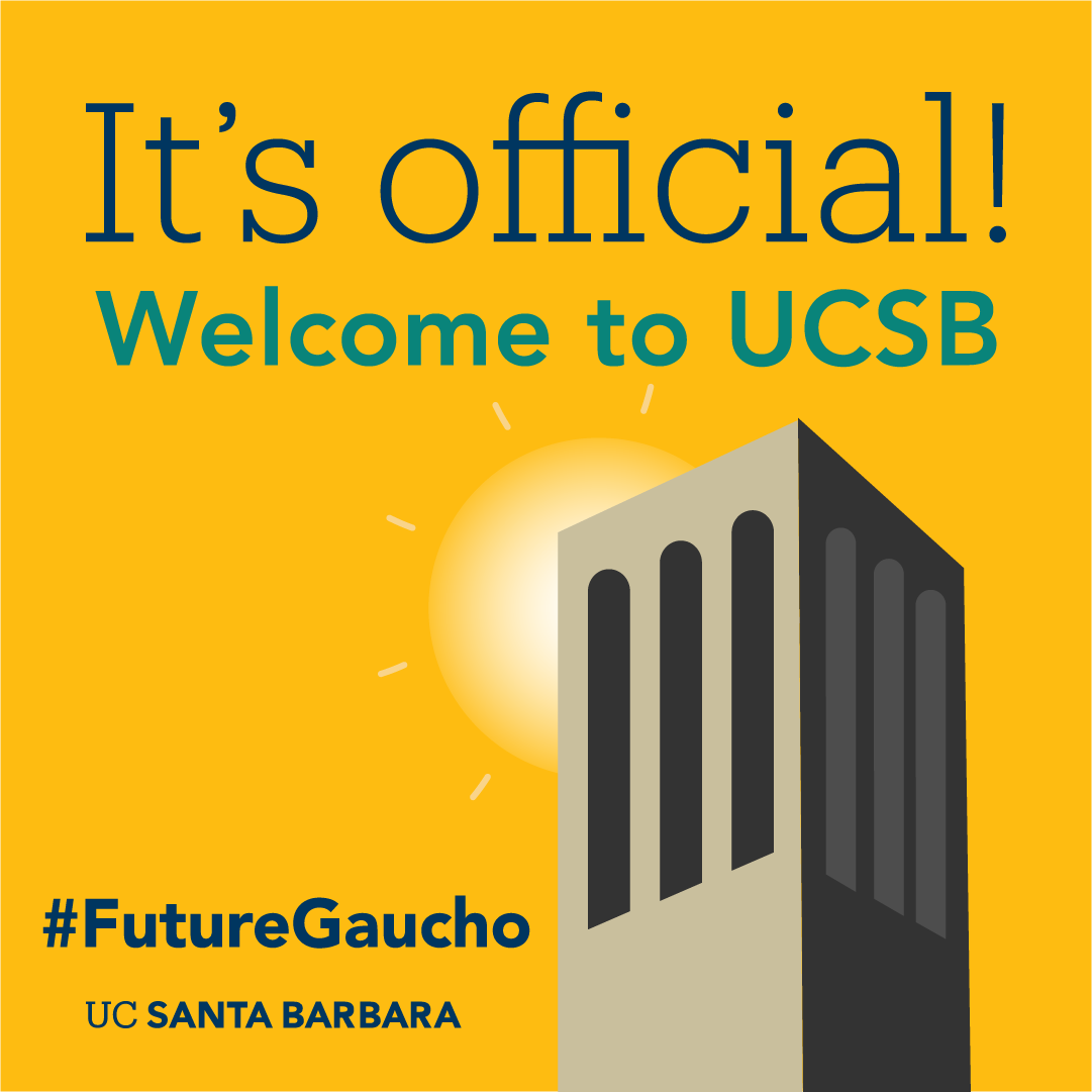 Congratulations on your acceptance to UCSB, future Gauchos! article image