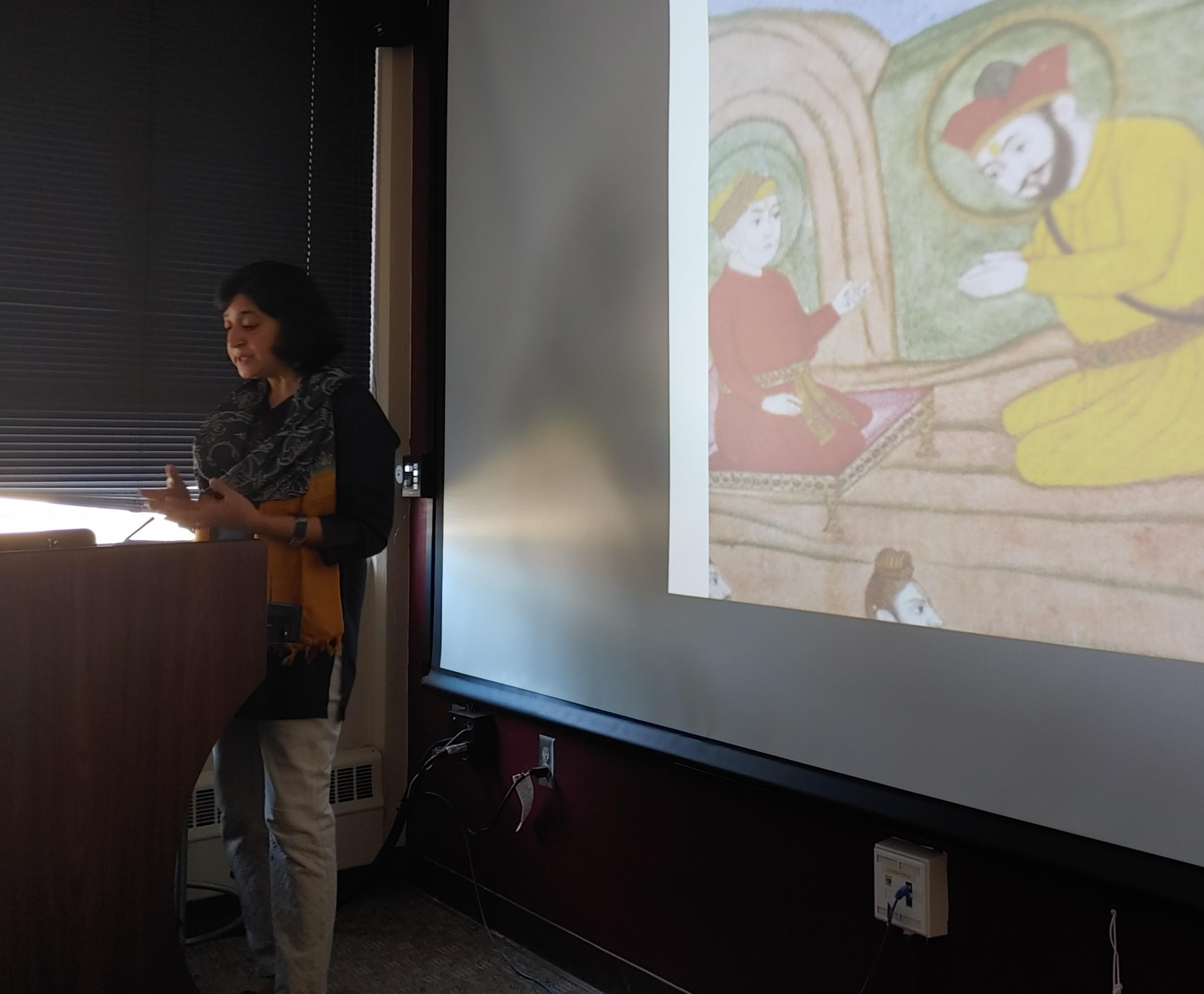 Kapany Chair Anshu Malhotra speaks on Guru Nanak in Popular Imagination in Celebration of his 550th Birthday Event Image