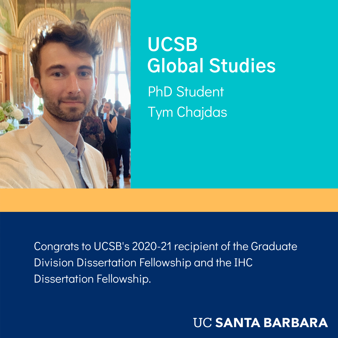 Global Grad News: Tymoteusz Chajdas awarded UCSB's Dissertation Fellowships article image