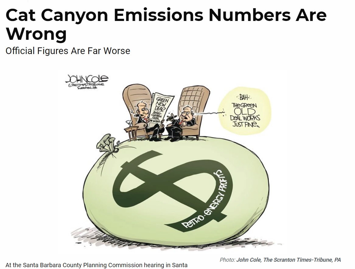 Professor Barandiaran: "Cat Canyon Emissions Numbers Are Wrong" Event Image