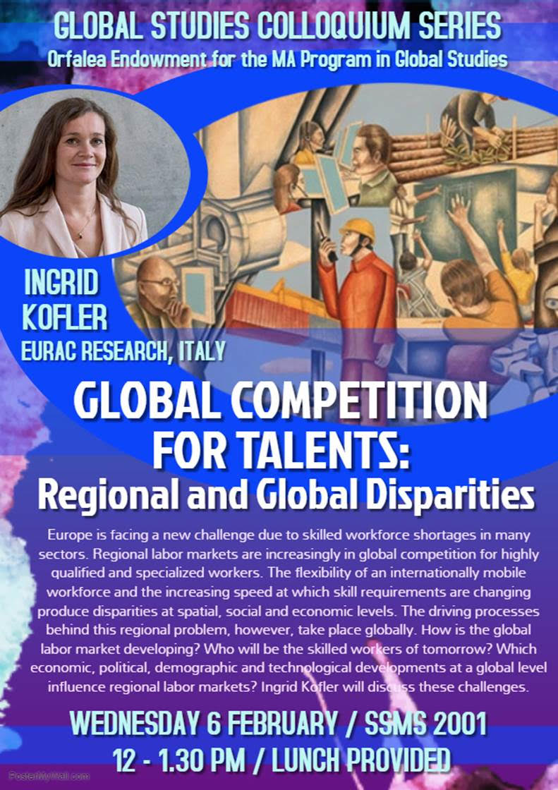GS Colloquium Series: Global Competition for Talent, Regional and Global Disparities Event Image