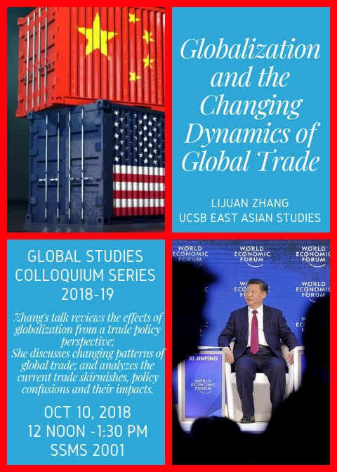 GS Colloquium Series: "Globalization and Changing Dynamics of Global Trade" Professor Lijuan Zhang Event Image