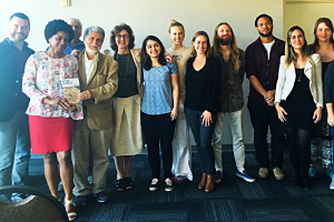 Students and Faculty with Celso Amorim